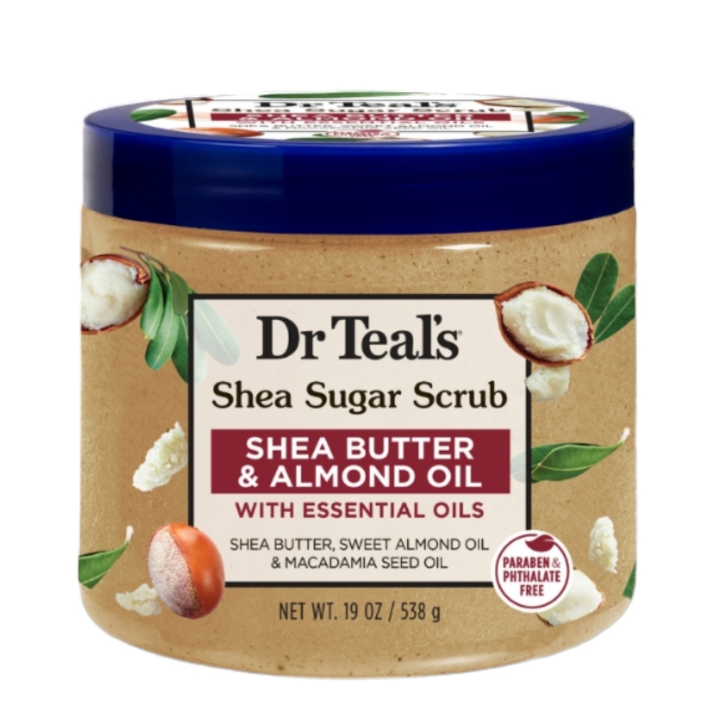 💕HP💕Dr Teal's Shea Butter & Almond Oil Shea Sugar Scrub💕19 oz.